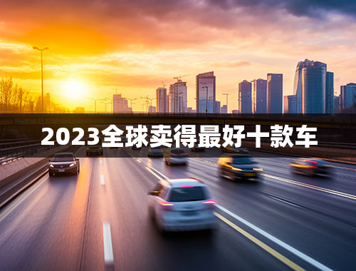 2023全球卖得最好十款车