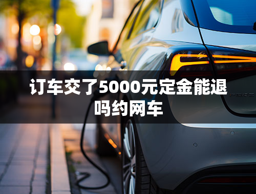 订车交了5000元定金能退吗约网车