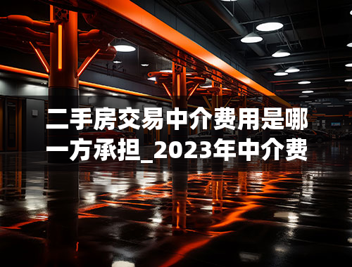 二手房交易中介费用是哪一方承担_2023年中介费明确规定