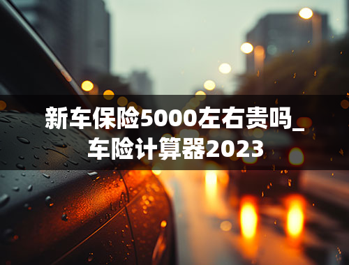 新车保险5000左右贵吗_车险计算器2023