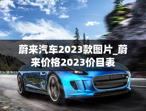 蔚来汽车2023款图片_蔚来价格2023价目表