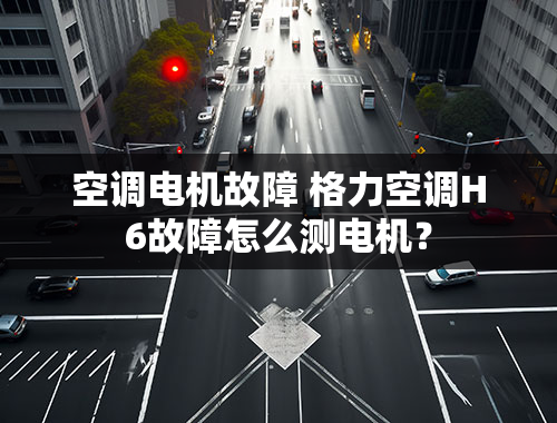 空调电机故障 格力空调H6故障怎么测电机？