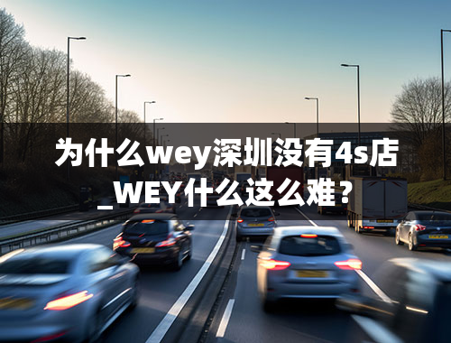 为什么wey深圳没有4s店_WEY什么这么难？