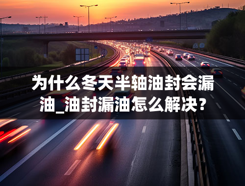 为什么冬天半轴油封会漏油_油封漏油怎么解决？