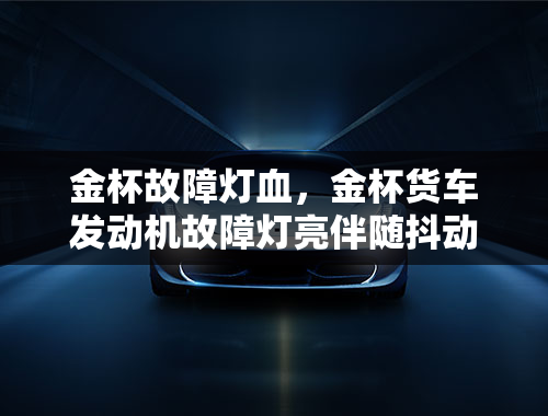 金杯故障灯血，金杯货车发动机故障灯亮伴随抖动？