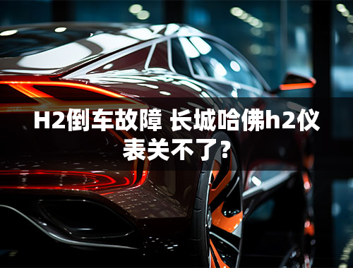 H2倒车故障 长城哈佛h2仪表关不了？