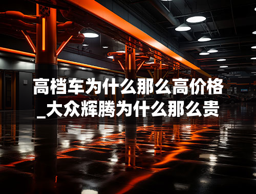 高档车为什么那么高价格_大众辉腾为什么那么贵