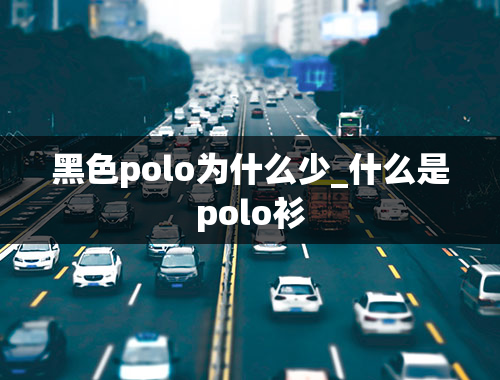 黑色polo为什么少_什么是polo衫