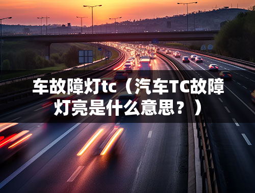 车故障灯tc（汽车TC故障灯亮是什么意思？）