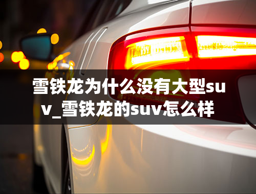 雪铁龙为什么没有大型suv_雪铁龙的suv怎么样