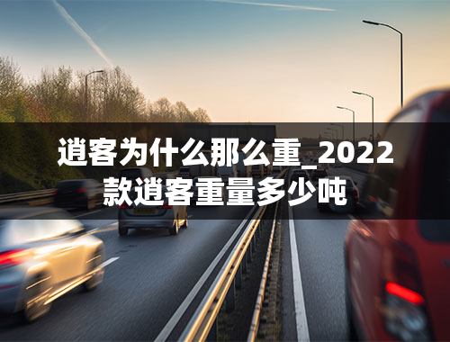 逍客为什么那么重_2022款逍客重量多少吨