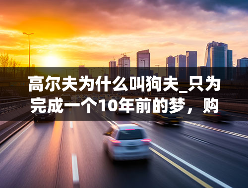 高尔夫为什么叫狗夫_只为完成一个10年前的梦，购入高尔夫